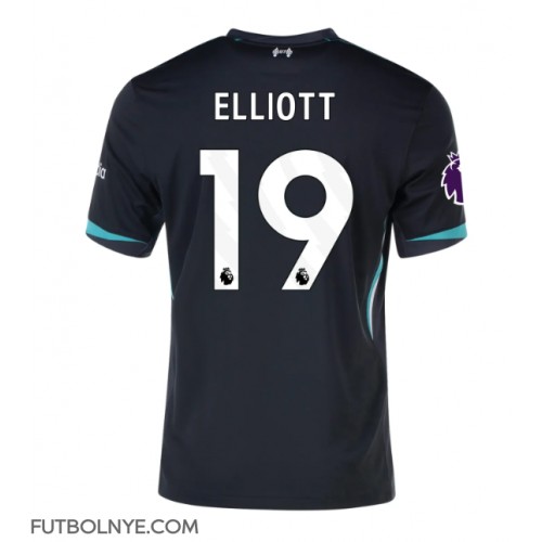 Camiseta Liverpool Harvey Elliott #19 Visitante Equipación 2024-25 manga corta